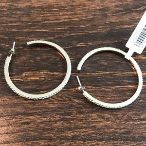Banana Republic hoop earrings. NWT.